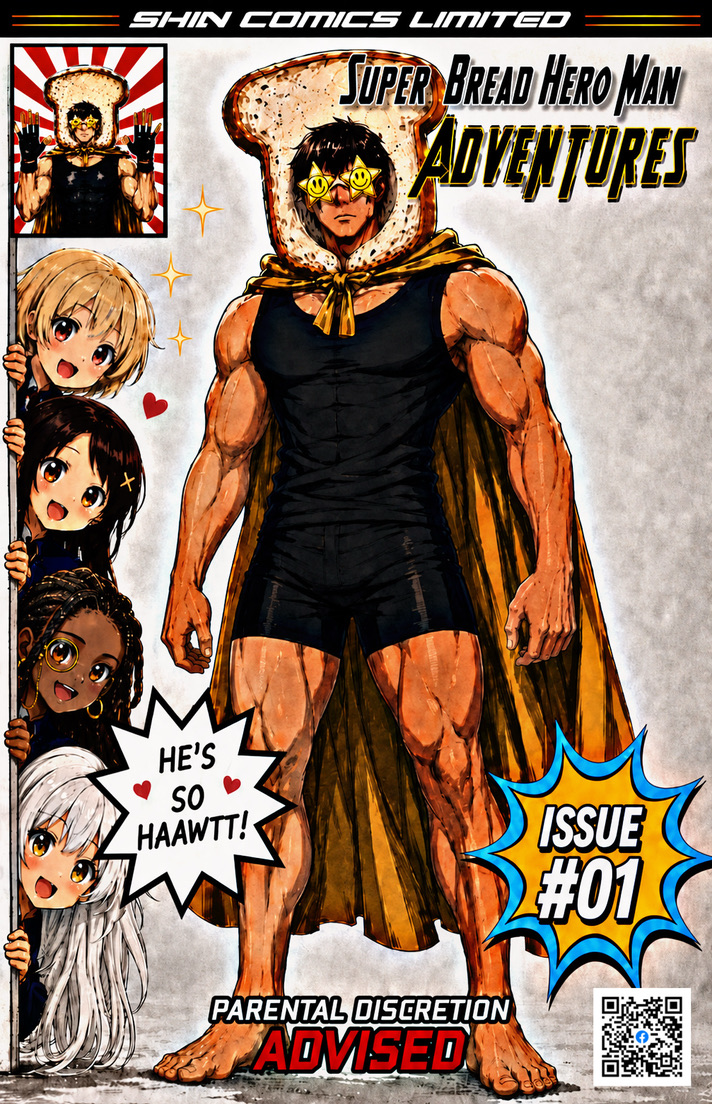 Super Bread Hero Man Cover